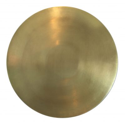 51717b Deco Plate Brass Ø36